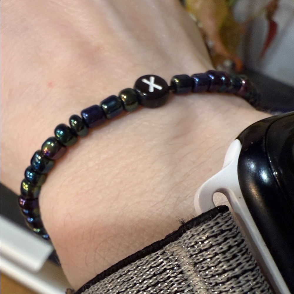 Multicolor (Gen X) Glasses Beaded Bracelet